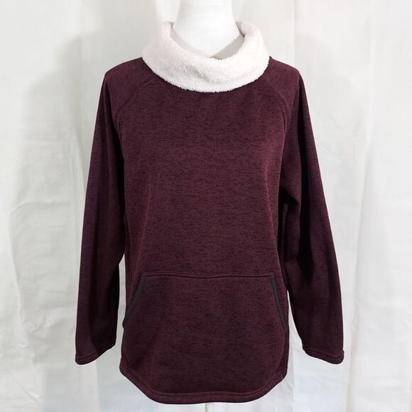 Joe Fresh Sweatshirt XL Long Sleeves Pullover Handwarmer Pocket Turtleneck - Picture 2 of 13